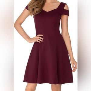 Maroon Dress